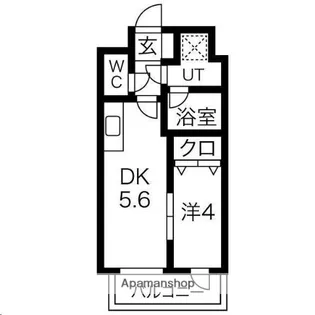 宮城県仙台市青葉区子平町【マンション】の間取り