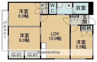 ファミールかがやき【201号室】の間取り