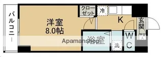 ベルハイム山手町【405号室】の間取り