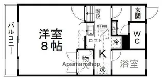 ウエスタンハイツ福祉大駅前【2階】の間取り
