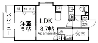 アーバンプラザ立町【706号室】の間取り