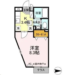 ABITATO台原【1階】の間取り