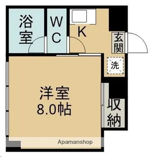 メゾンホワイト【2階】の間取り
