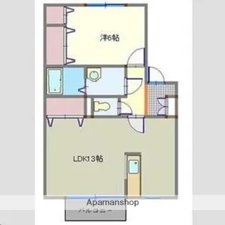 コンフォールM1【1階】の間取り