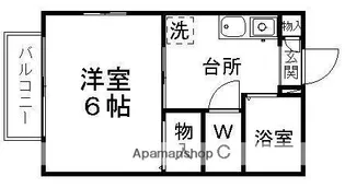 セブンハイツ【201号室】の間取り