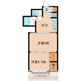 宮城県仙台市青葉区高松2丁目【マンション】の間取り