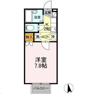 パセオステーブル泉中央【2階】の間取り