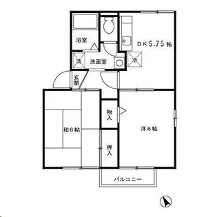シュロス【1階】の間取り