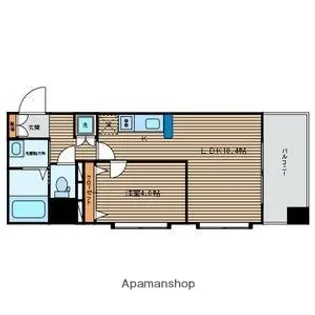 スクエア泉中央【9階】の間取り
