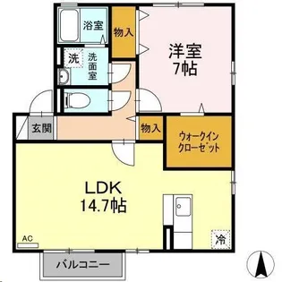 PYXIS C【2階】の間取り