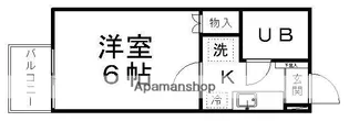 コーポ国井【102号室】の間取り