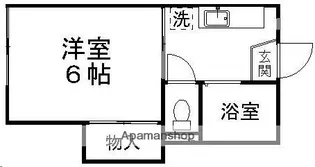 ピースフル立町A棟【101号室】の間取り