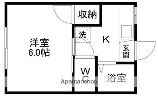 コーポ鈴木【201号室】の間取り