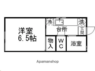 ラ・フォーレ吉成【102号室】の間取り