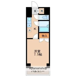 宮城県仙台市青葉区八幡1丁目【マンション】の間取り