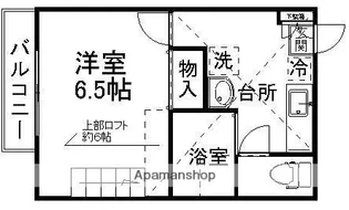 ピースフル柏木【103号室】の間取り