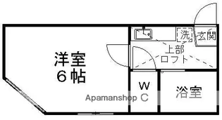ヒルズカワウチA棟B棟【A205号室】の間取り