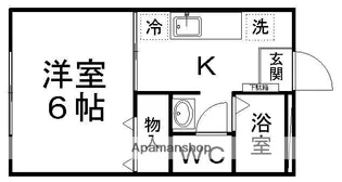 サンガーデン川前【203号室】の間取り