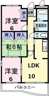 アトリウム コーツ【4階】の間取り