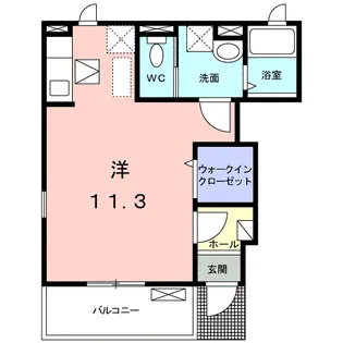 ベル小田原【1階】の間取り