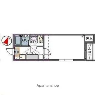宮城県仙台市宮城野区新田2丁目【アパート】の間取り