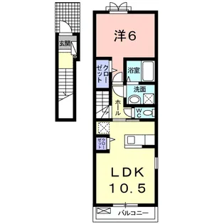 パルシティ愛子駅前【2階】の間取り