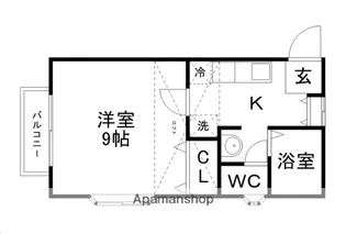 ツインフォレスト【206号室】の間取り