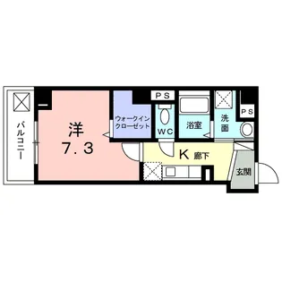 S・K・Y 二日町【2階】の間取り