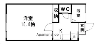 ショーケー上杉一号館【1階】の間取り