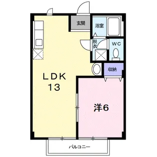 アビタシオンK’S【1階】の間取り