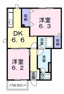 プロムナード【1階】の間取り