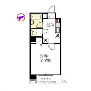 宮城県仙台市青葉区本町2丁目【マンション】の間取り
