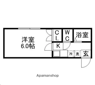 宮城県仙台市青葉区旭ケ丘2丁目【アパート】の間取り