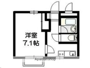 タウンハウスM【1階】の間取り