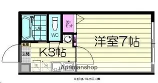 スカイヒルズ台原【2階】の間取り
