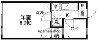 ロフティフェスタ【203号室】の間取り