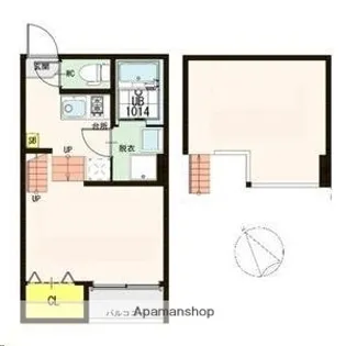 宮城県仙台市青葉区中江1丁目【アパート】の間取り