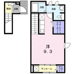ソレイユ IZUMI【2階】の間取り