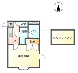 ファインシティーかすみ町【00201号室】の間取り