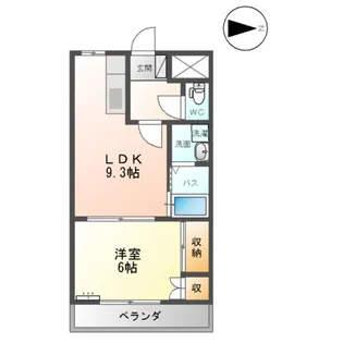 サニープレイスⅢ【1階】の間取り
