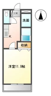 サンタプレイス高砂Ⅱ【3階】の間取り