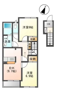 エルフ・フォレスト【2階】の間取り