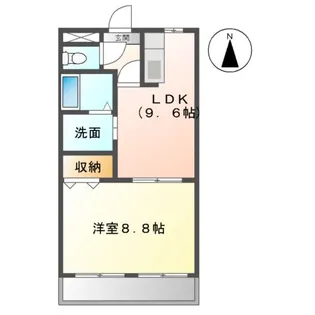 エクセルアシューレ【2階】の間取り