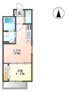 ロンド (LOND)【2階】の間取り