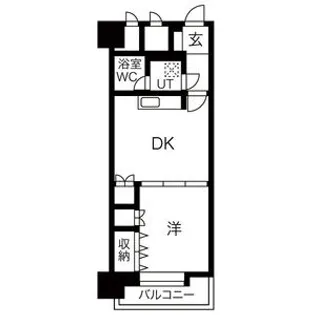 ライオンズマンション木町通【8階】の間取り
