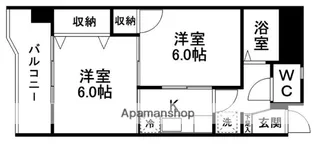 COKULAS北仙台【310号室】の間取り