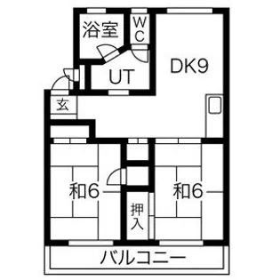 第二大和町マンション【1階】の間取り