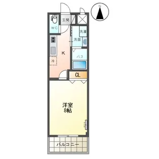 シンフォニー壱番館【1階】の間取り