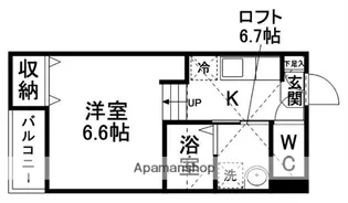 プリメロ【105号室】の間取り