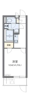 クレイノやまぼうし【103号室】の間取り